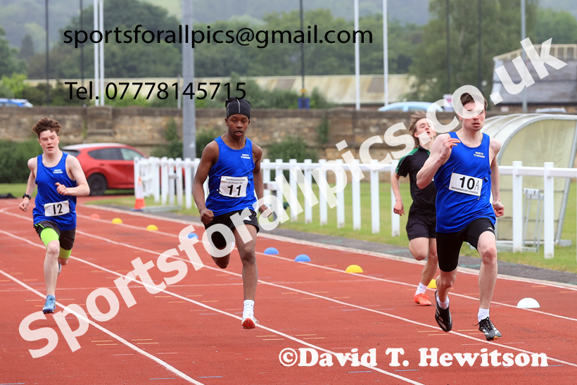 Sprints, 2026 Northumberland Schools Track and Field, Wentworth, Hexhan. Photo: David T. Hewitson/Sports for All Pics